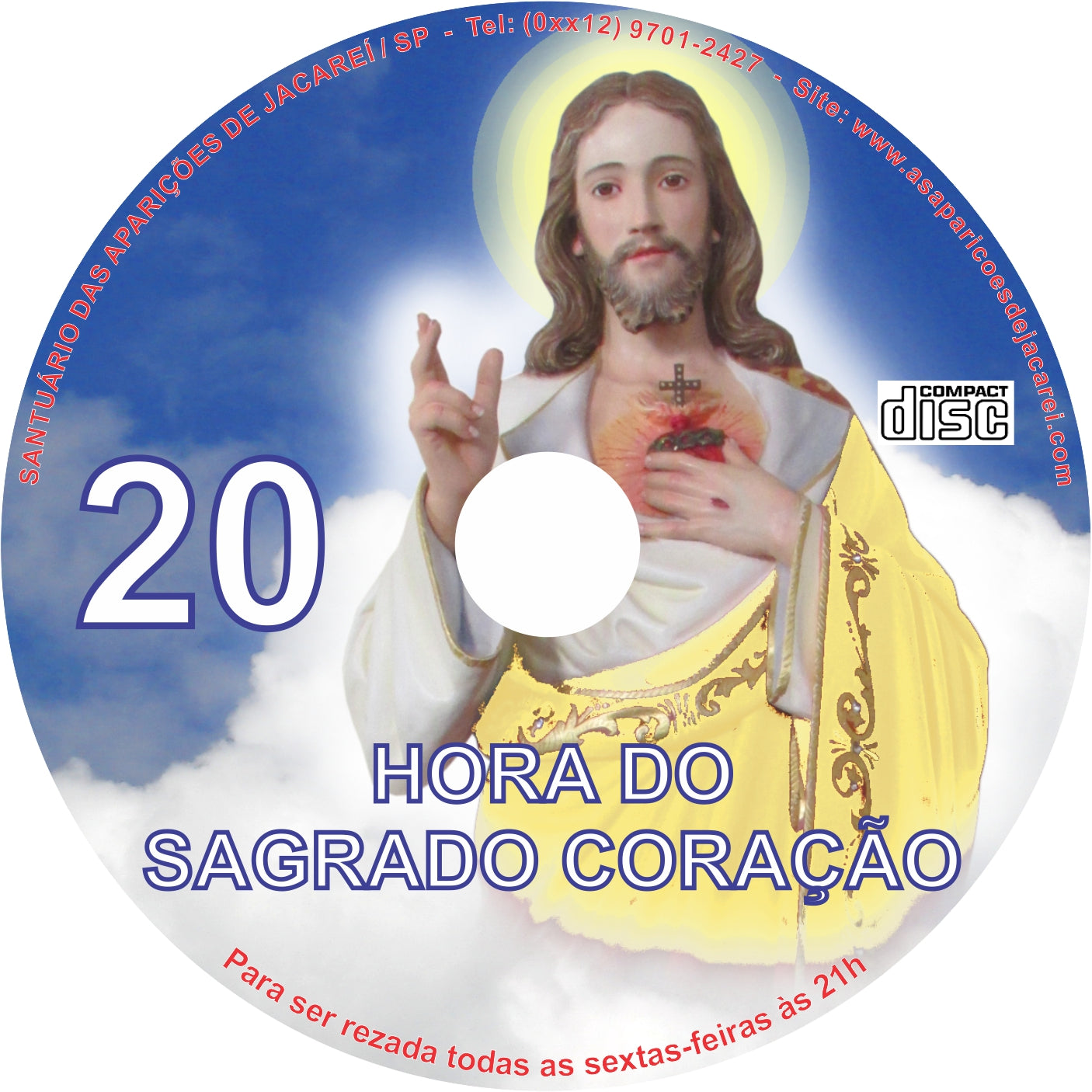 CD Hora do Sagrado Coração 20 CD Hora do Sagrado Coração 20